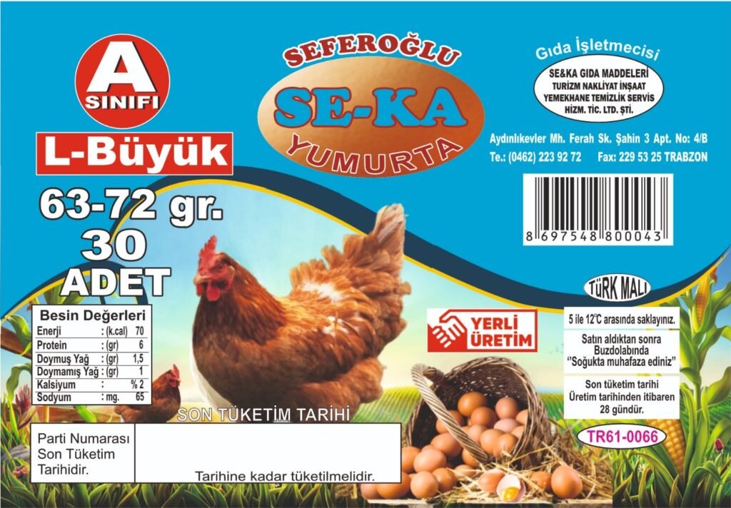 30lu Büyük Boy Yumurta