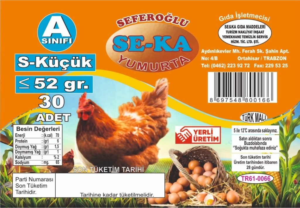 30lu Küçük Boy Yumurta