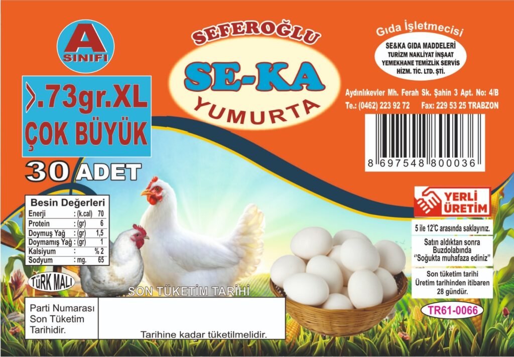 30lu Çok Büyük Boy Yumurta